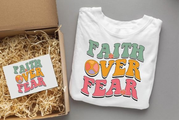 Faith over Fear 2 Christian Svg Design T-Shirt Designs