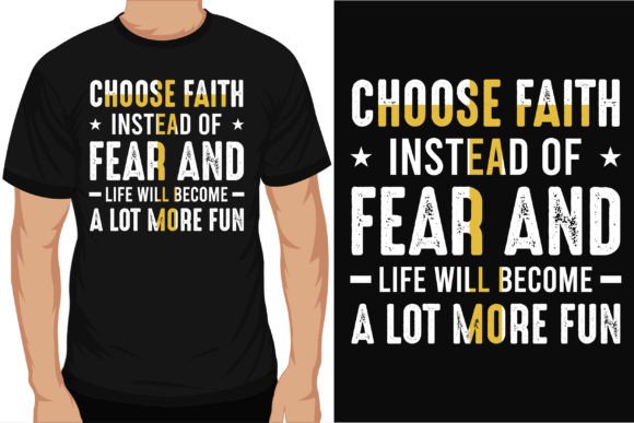 God or Jesus Typographic T-shirt Design