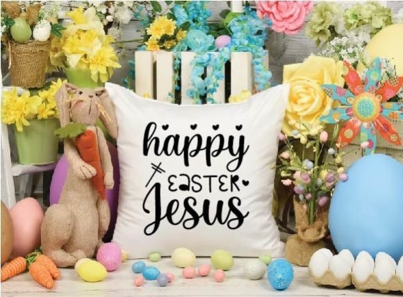 Happy Easter Jesus Svg