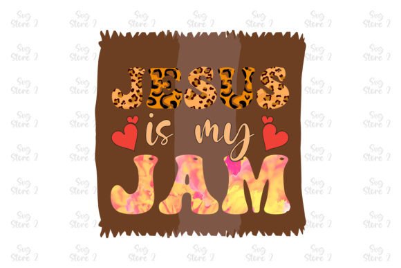 Jesus is My Jam Jesus Sublimation T-Shirt Designs
