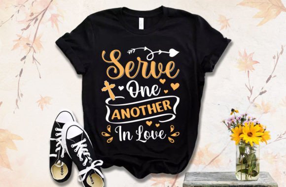 Serve One Christian T-shirt Design